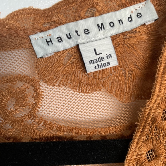 Copper lace dress (L) - Picture 3 of 5